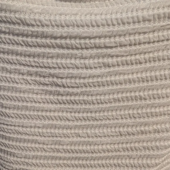 Nwt Worthington White Textured Women's Blouse Stretch Dress Casual Xlarge - Picture 5 of 8